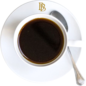 Bebax black coffee in a cup